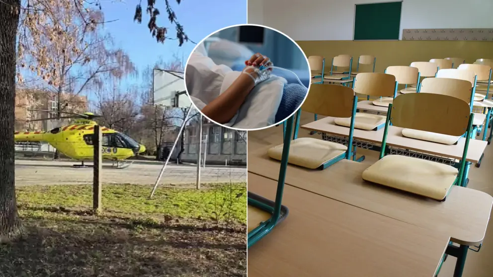 deti škola Maďarsko vrtuľník