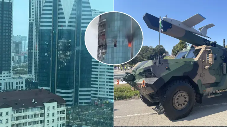 Čečensko Groznyj Ukrajina dron