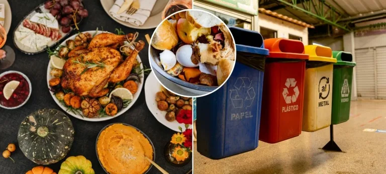 jedlo, vianoce, odpad, smeti