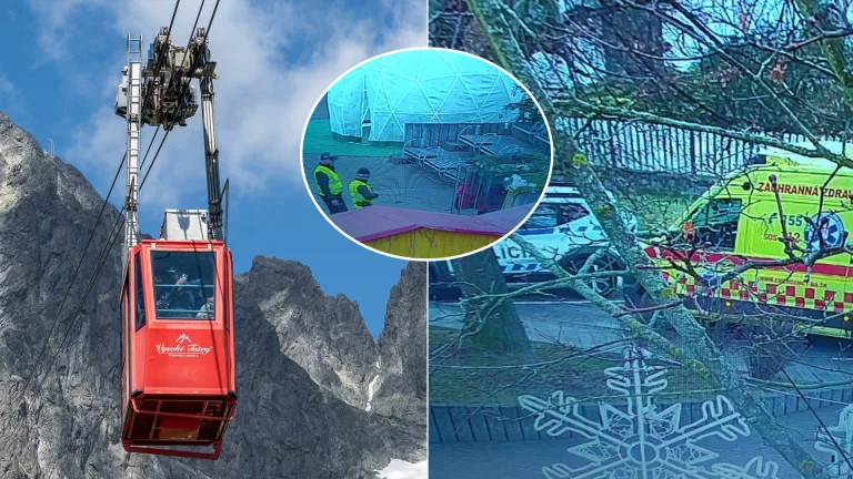 kabínka lanovka Ružomberok muž