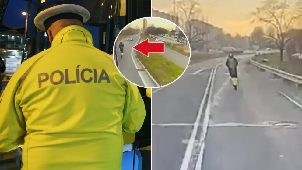 nehoda autobus kolobežkár Bratislava