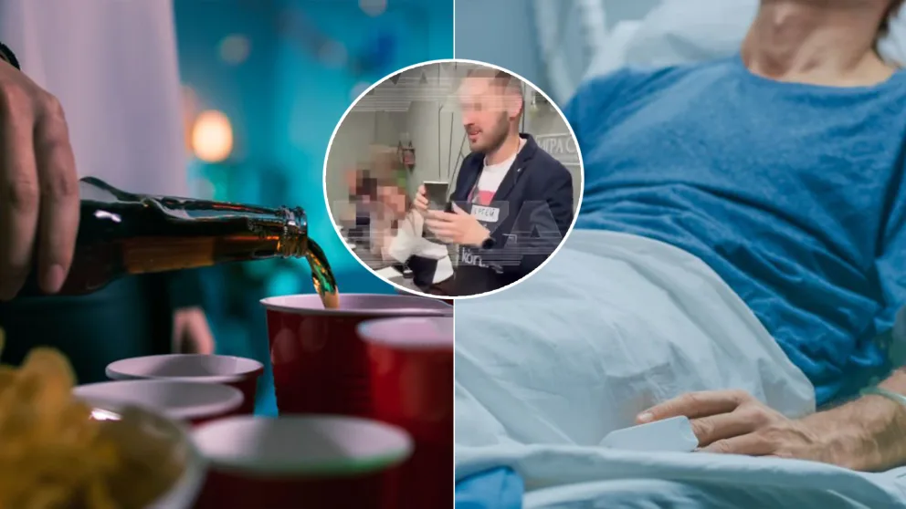 Moskva muž drink nemocnica