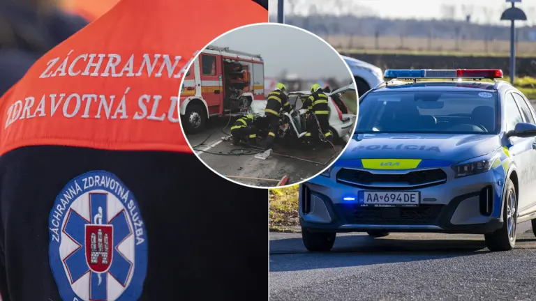 nehoda pred Malými Uhercami