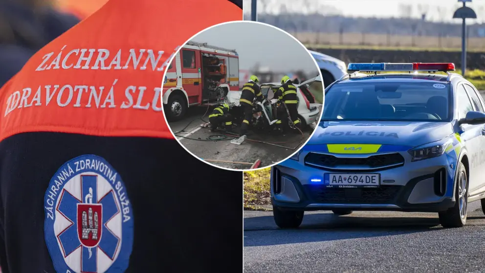 nehoda pred Malými Uhercami