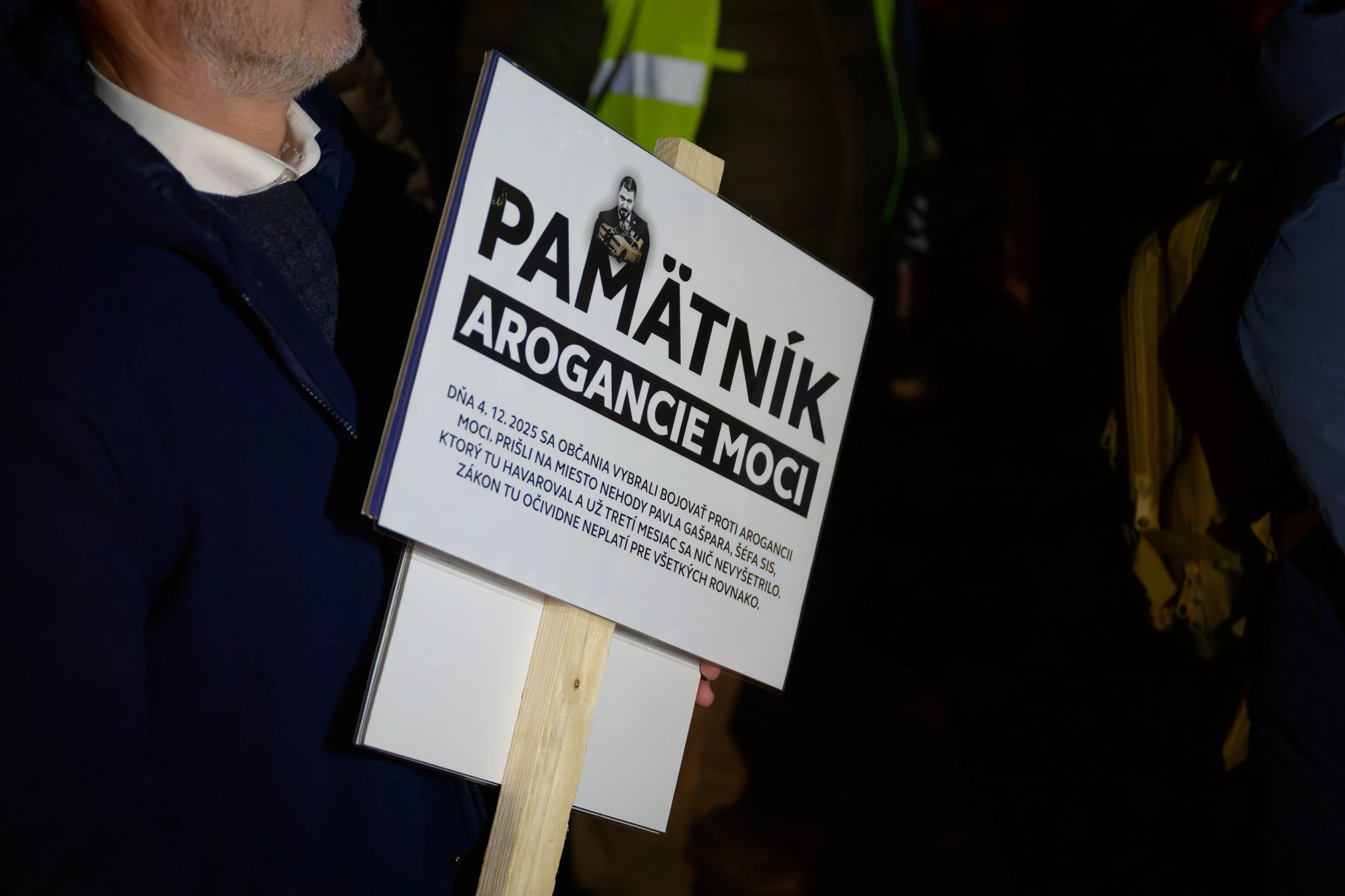 Nitra SaS protest pochod SIS Gašpar nehoda