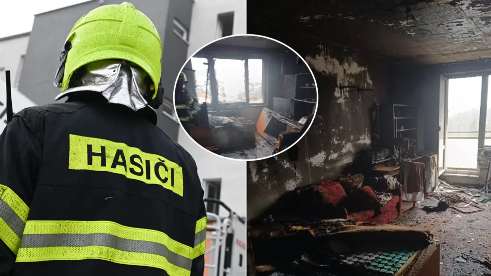 požiar bytu v Banskej Bystrici