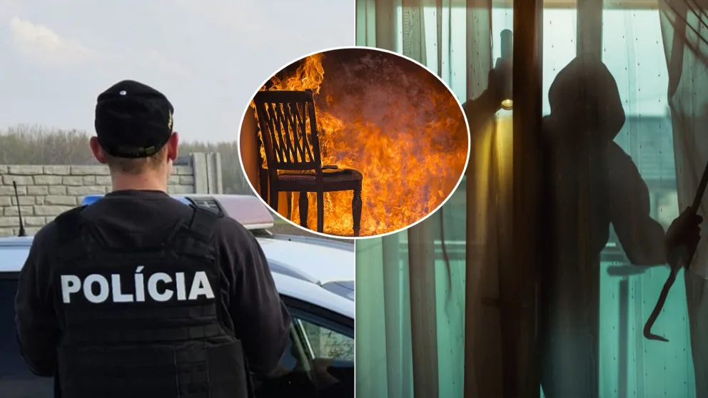 zlodej dom požiar polícia