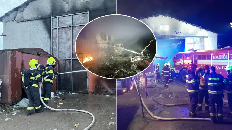 požiar hala Malacky