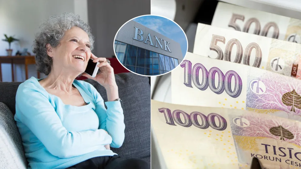 banka peniaze Česko seniorka výhra