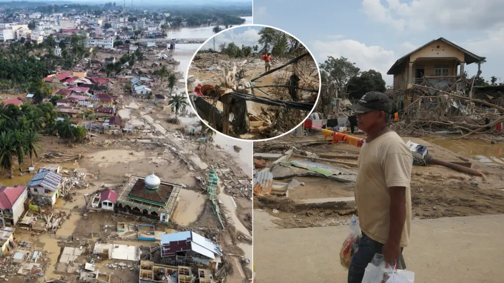 Sumatra povodne zosuvy