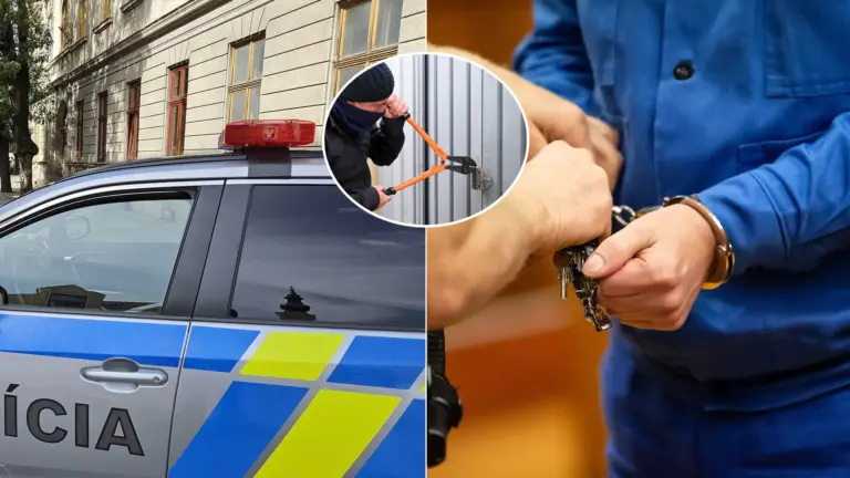 zlodej náradie polícia putá