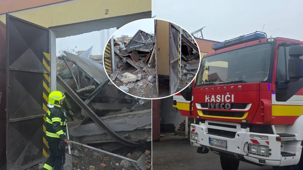 zrútená strecha vo Veľkých Kapušanoch