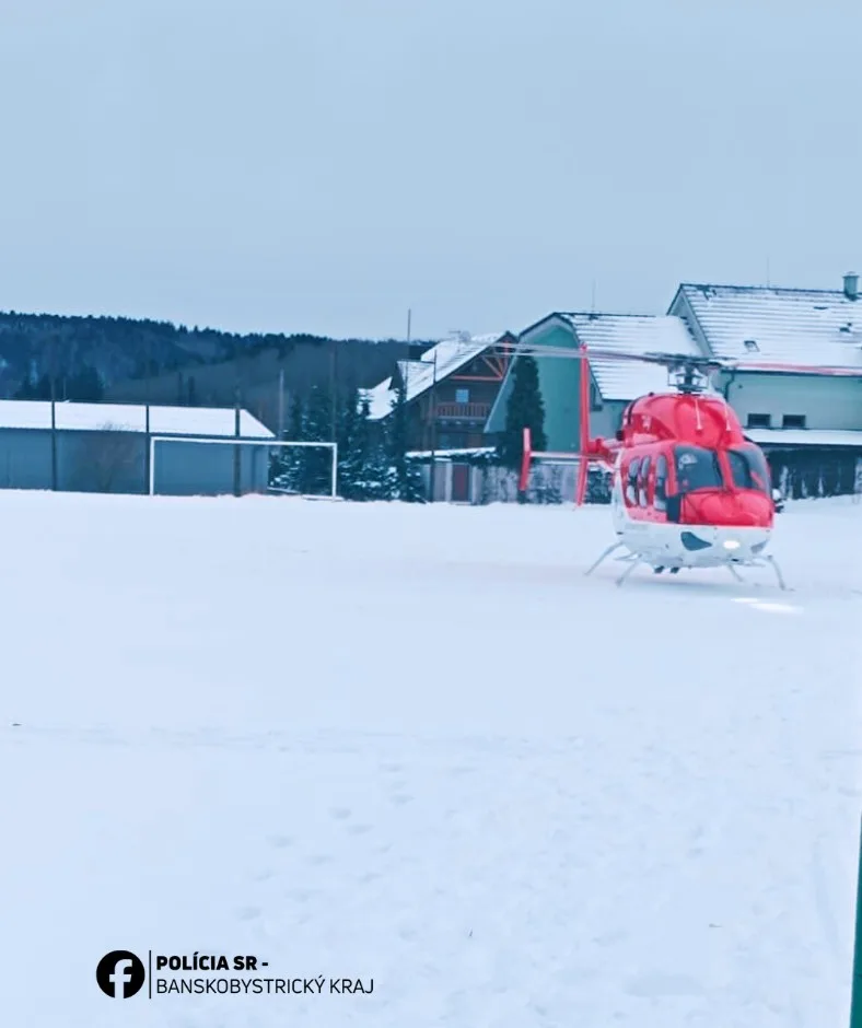 pád Ski Krahule záchranári