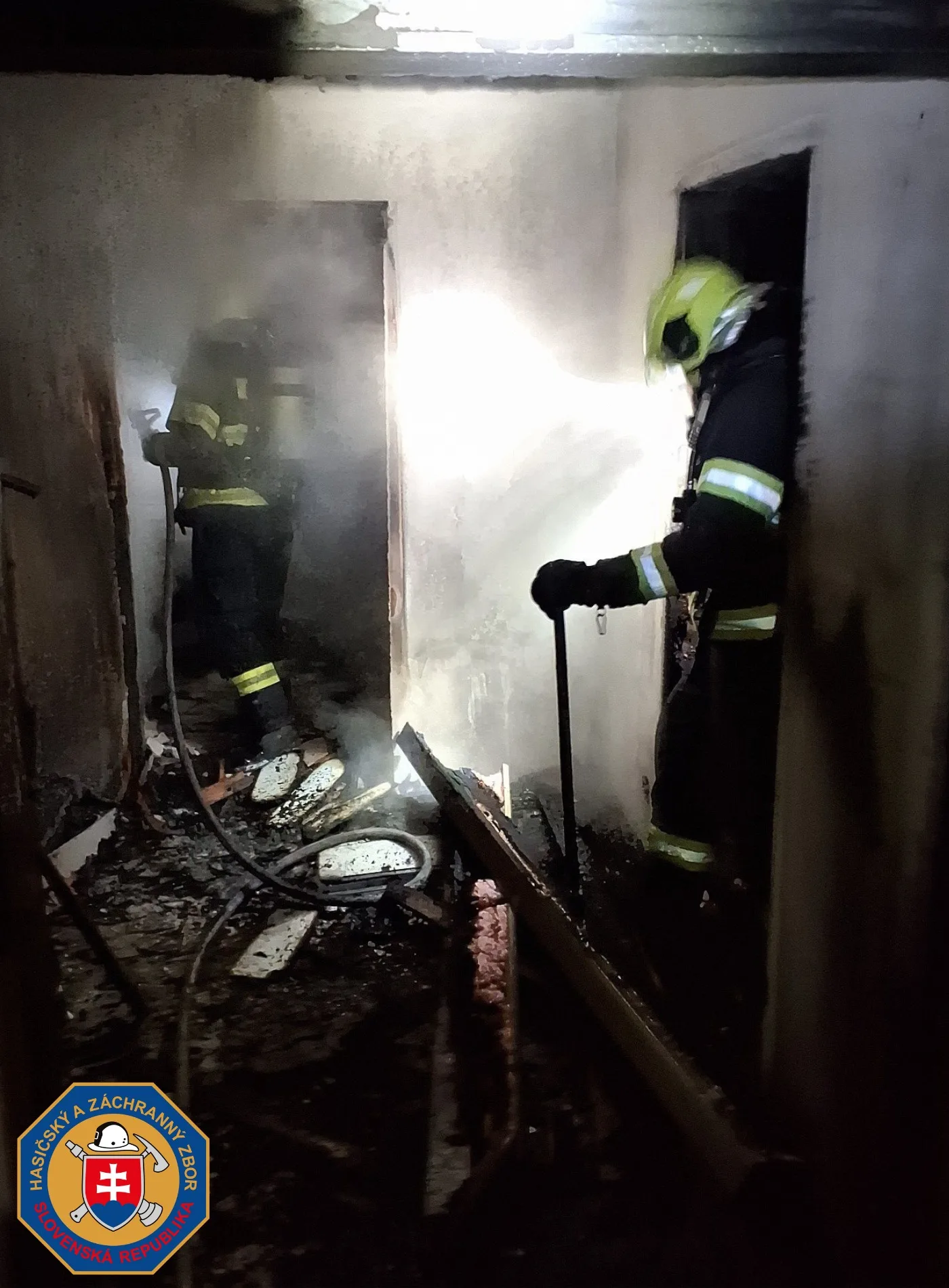 požiar dom v Bratislave