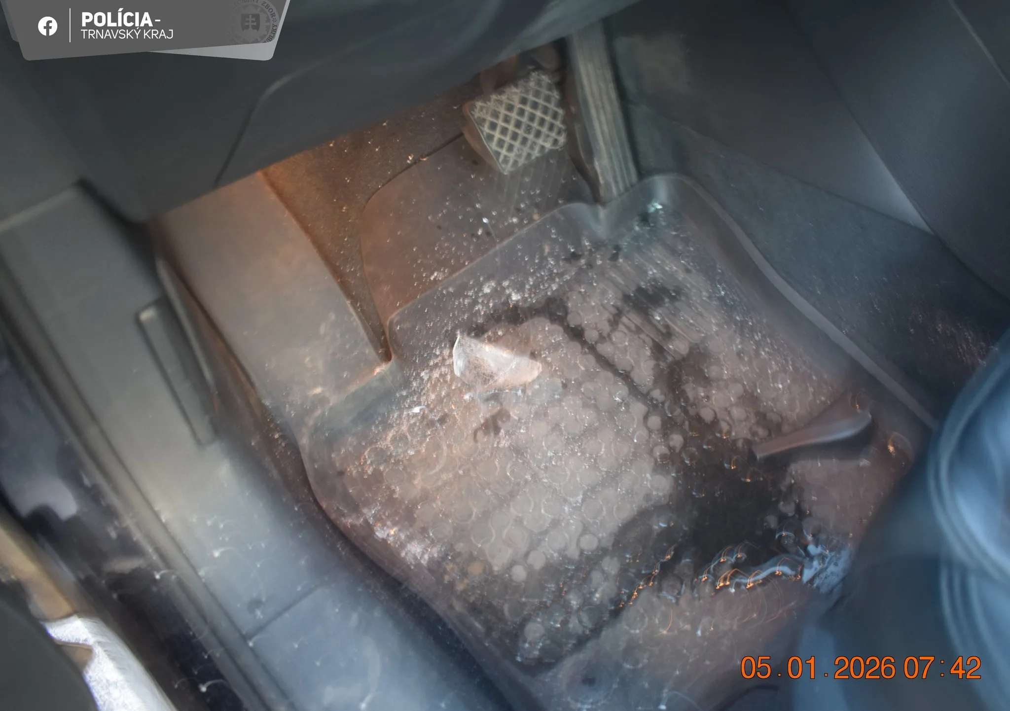 ľad kamión auto sklo