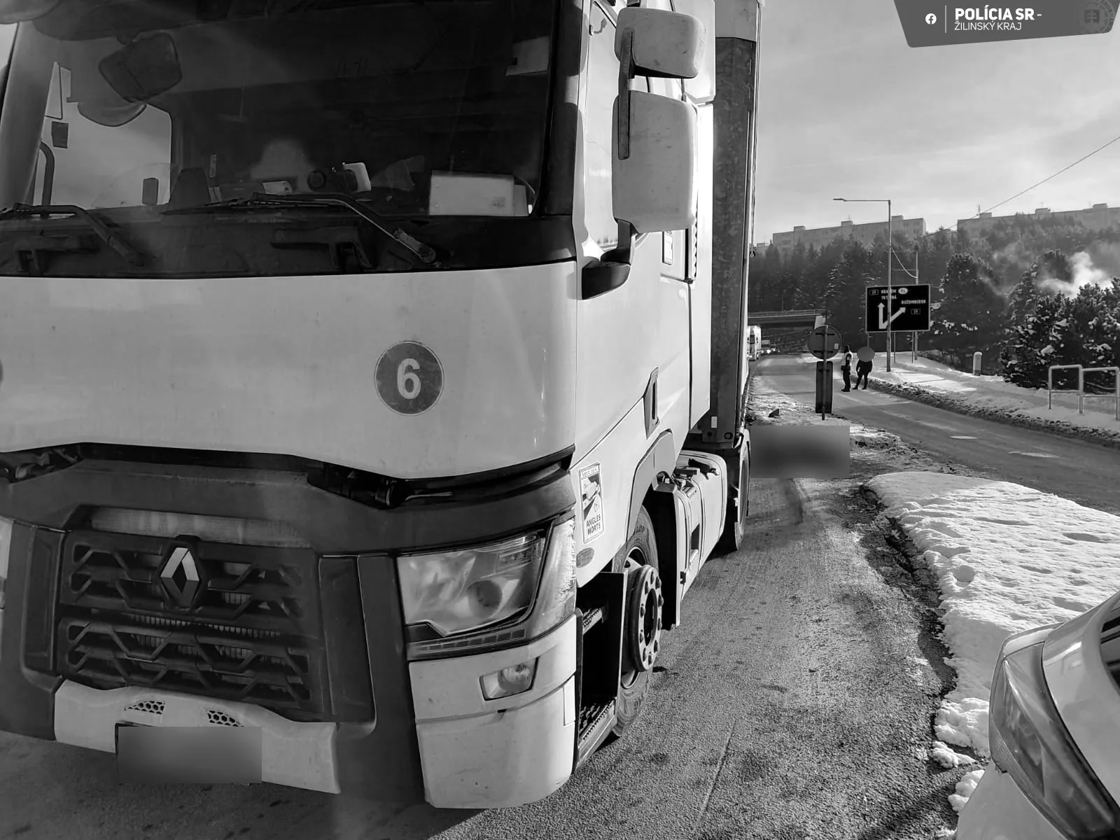 nehoda kamión Dolný Kubín