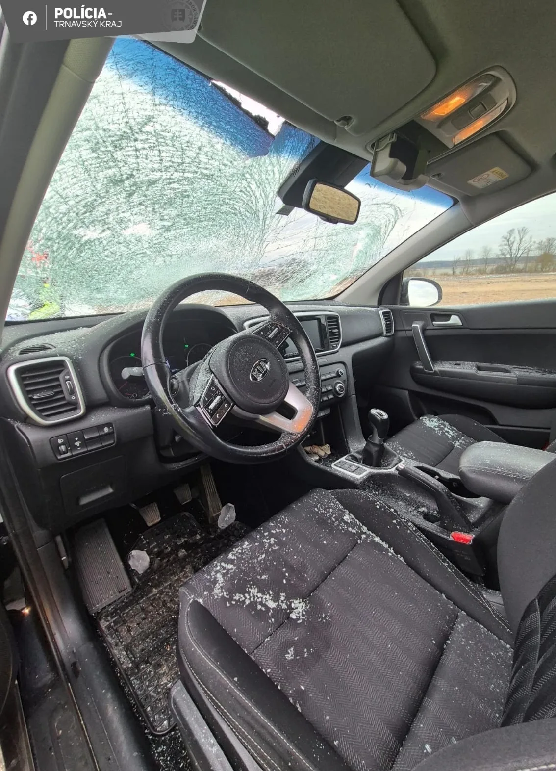 ľad kamión auto sklo