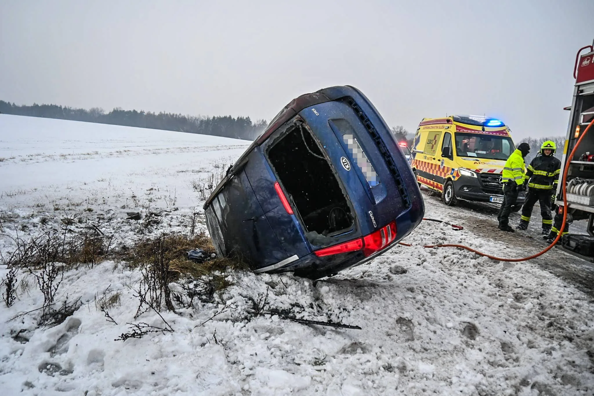 nehoda v smere z Michaloviec na obec Vinné