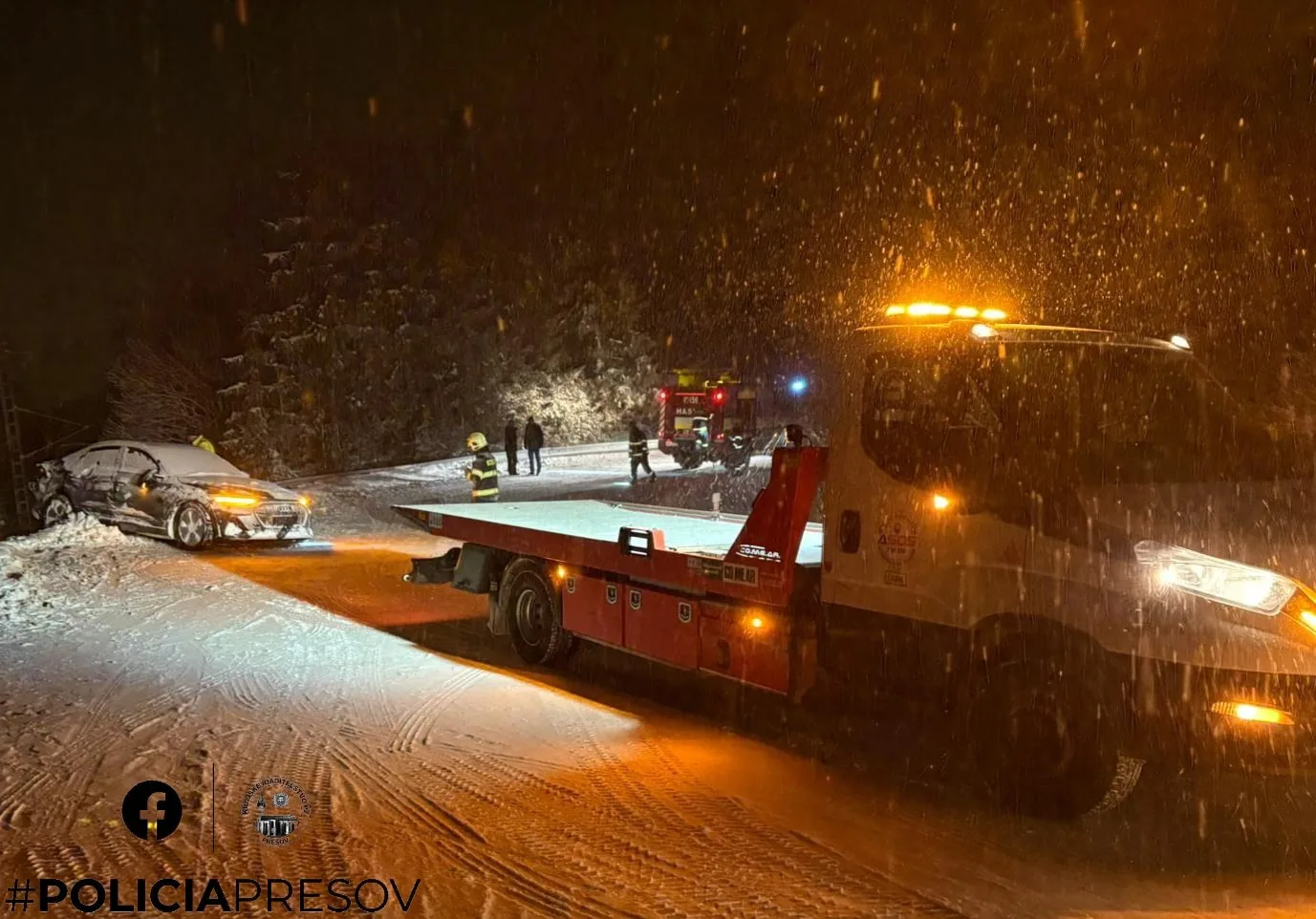 nehoda na úseku cesty zo Štrbského plesa do Tatranskej Štrby