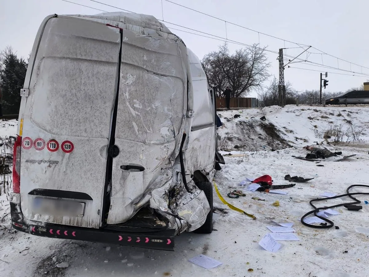 nehoda na železničnom priecestí pri obci Bajč