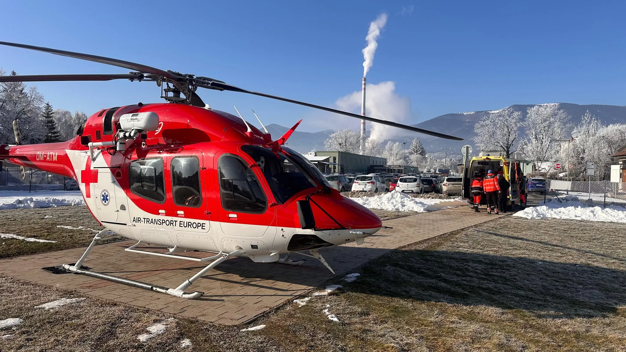 lyžiar pád Vrátna