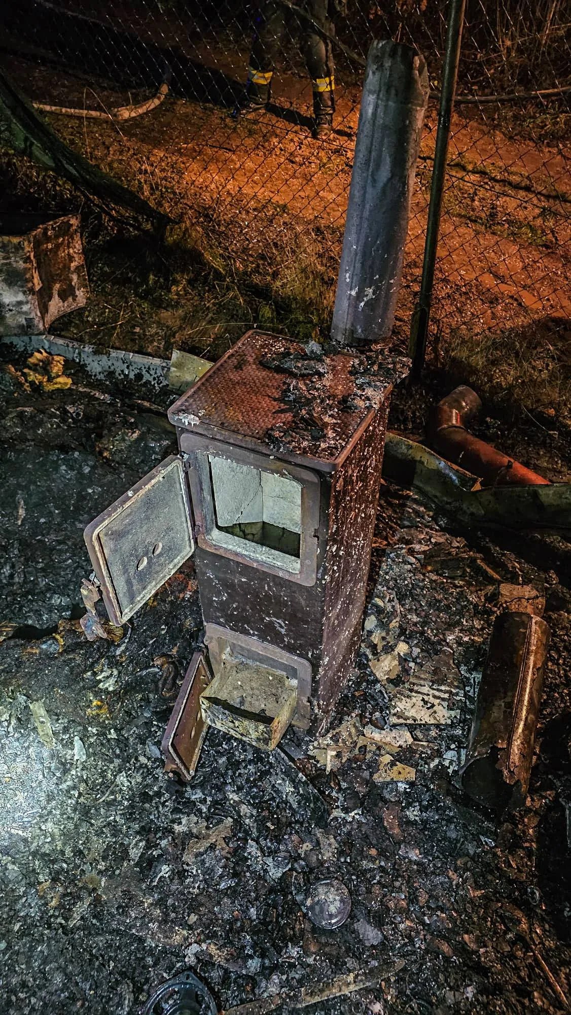 požiar chatky v Košiciach