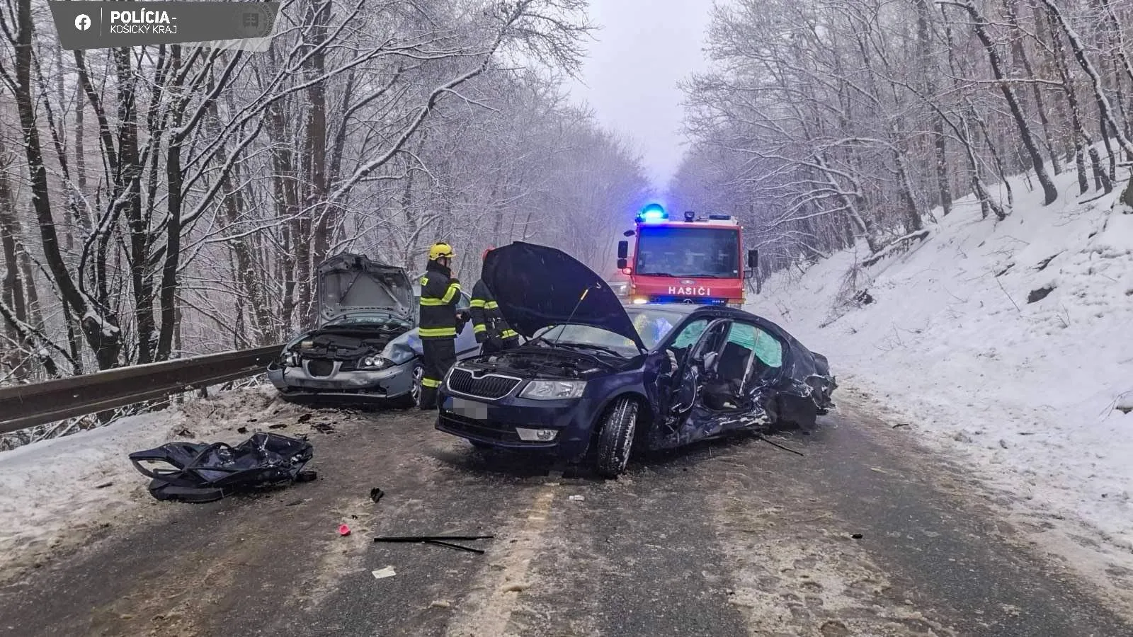 nehoda medzi obcami Slanec a Rákoš