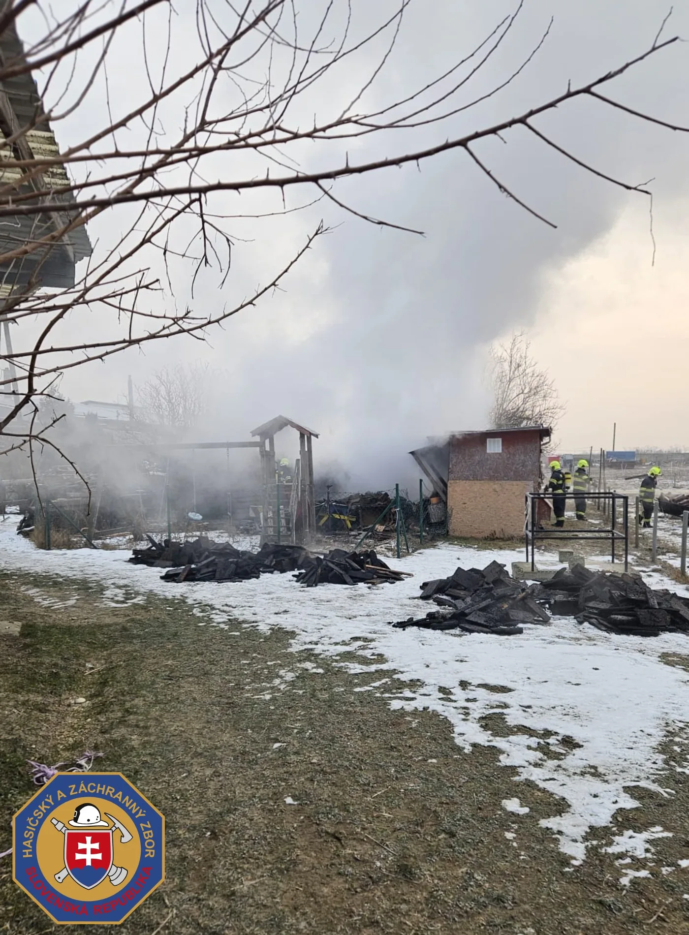 požiar v Miloslavove