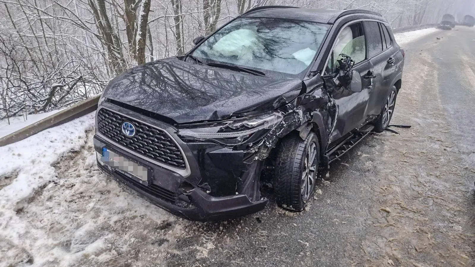 nehoda medzi obcami Slanec a Rákoš