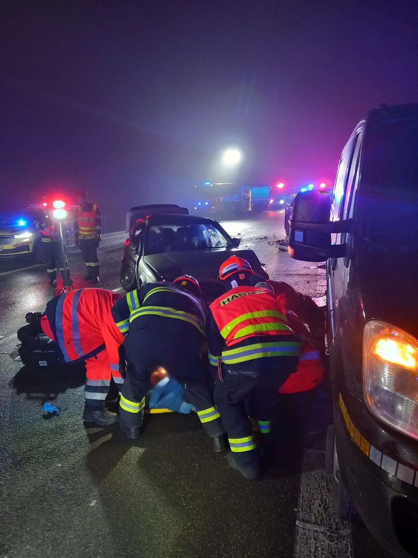 diaľnica, Česko, poľadovica