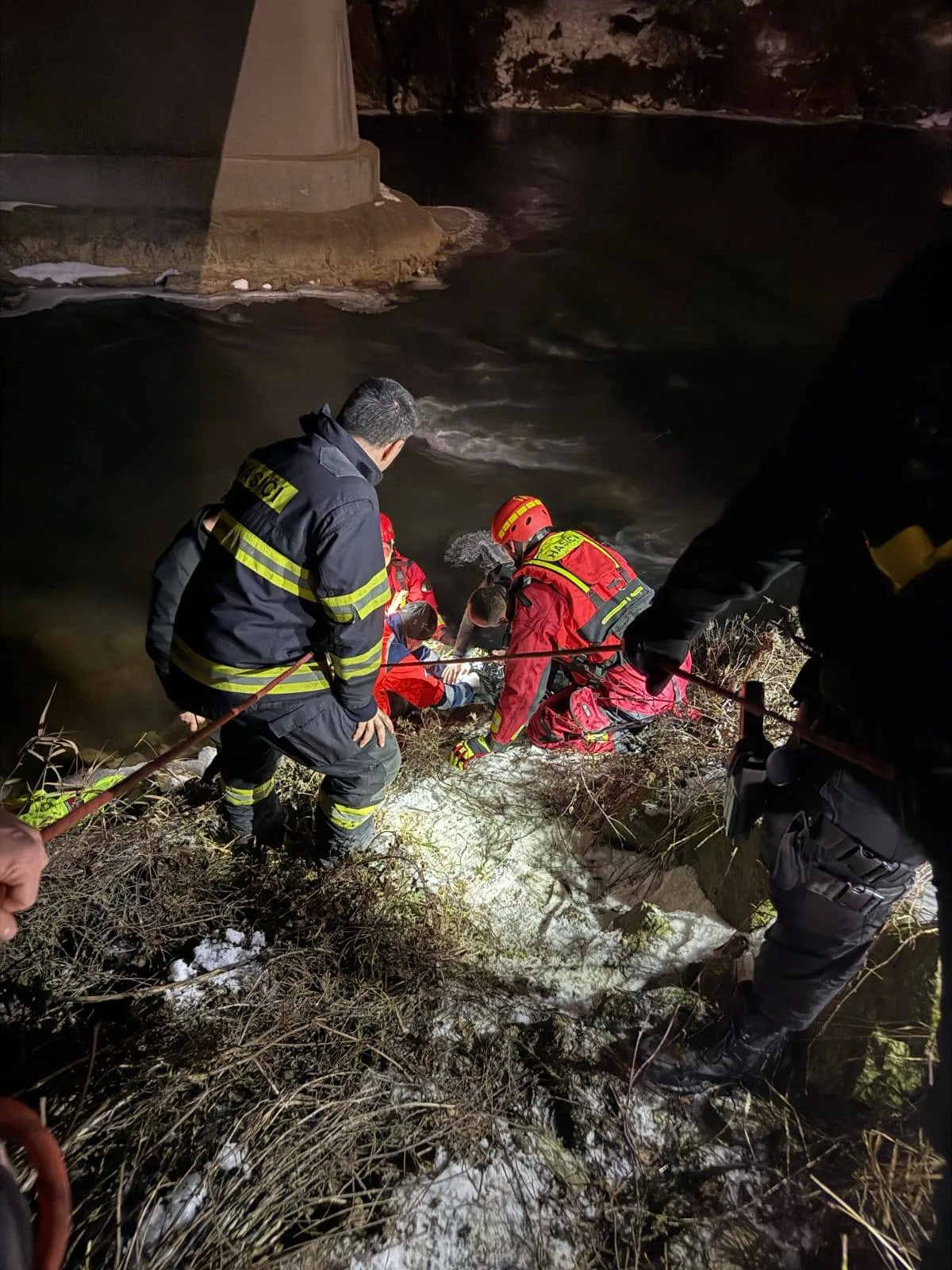 záchranná akcia na rieke Torysa