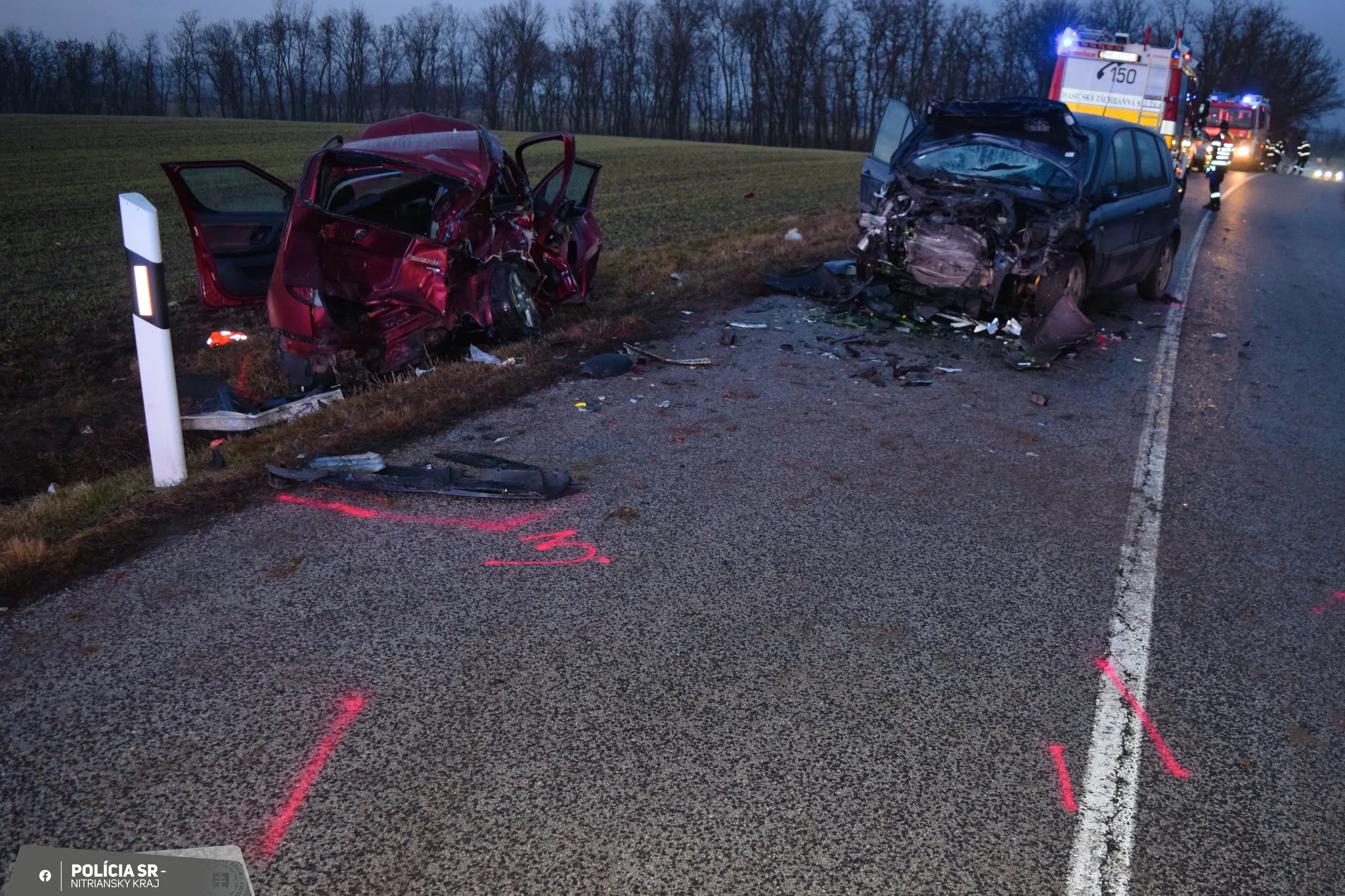 nehoda medzi obcami Horné Lefantovce a Oponice