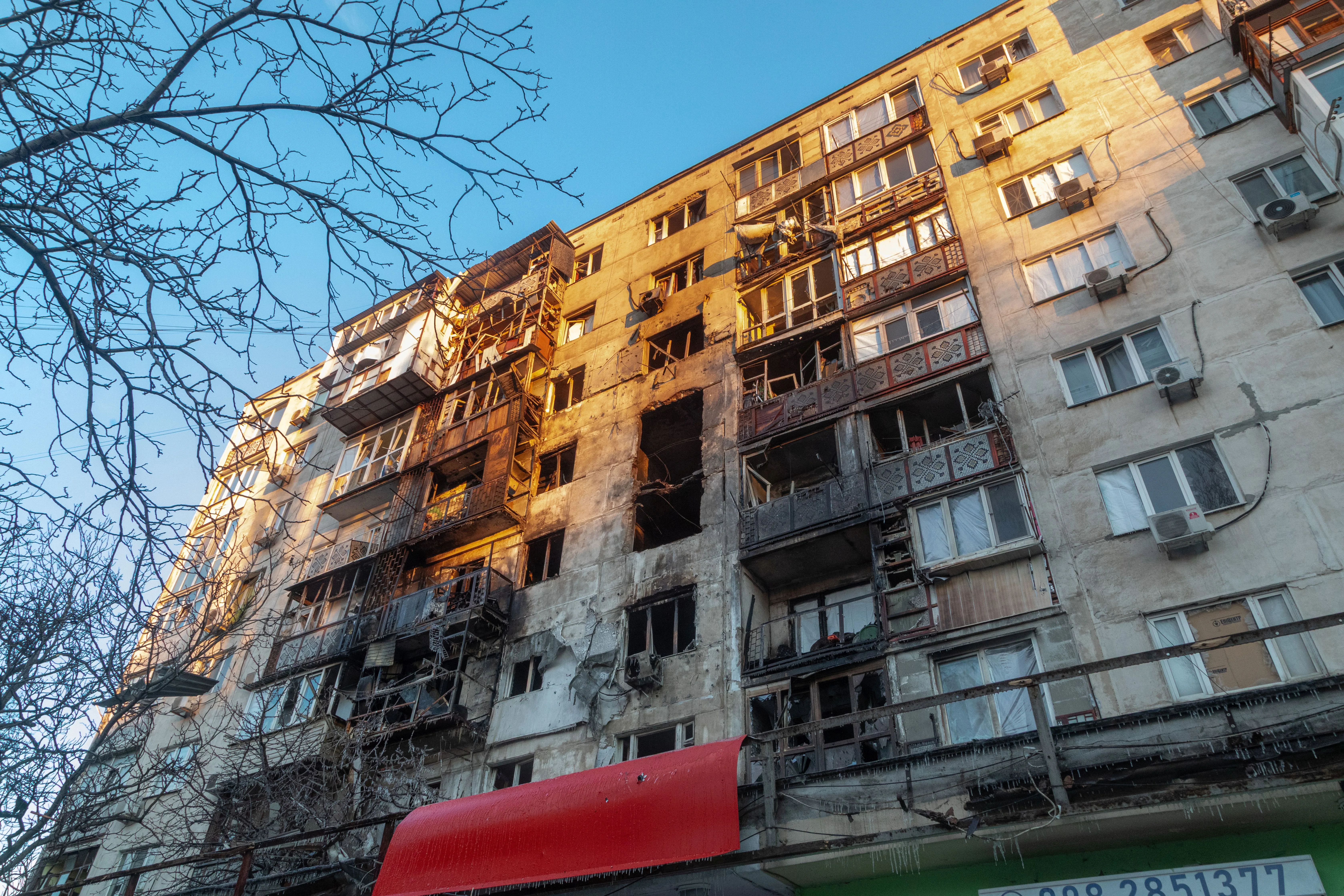 Odesa Ukrajina po útoku Ruska