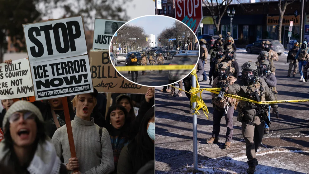 Demonštranti v Minneapolise