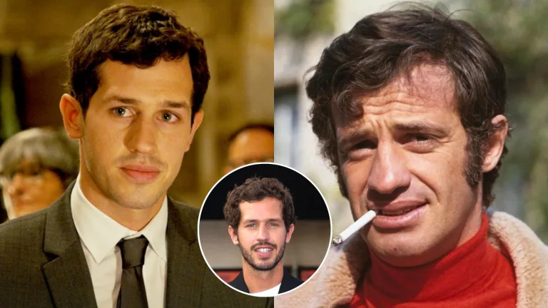 Jean-Paul Belmondo (vpravo) a jeho vnuk Victor (vľavo a v strede).