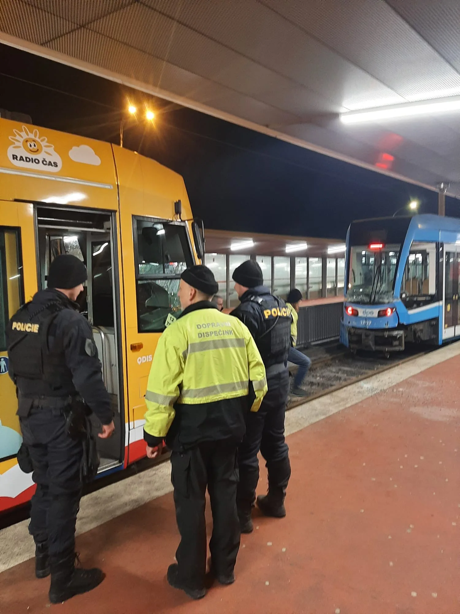 nehoda električky Ostrava