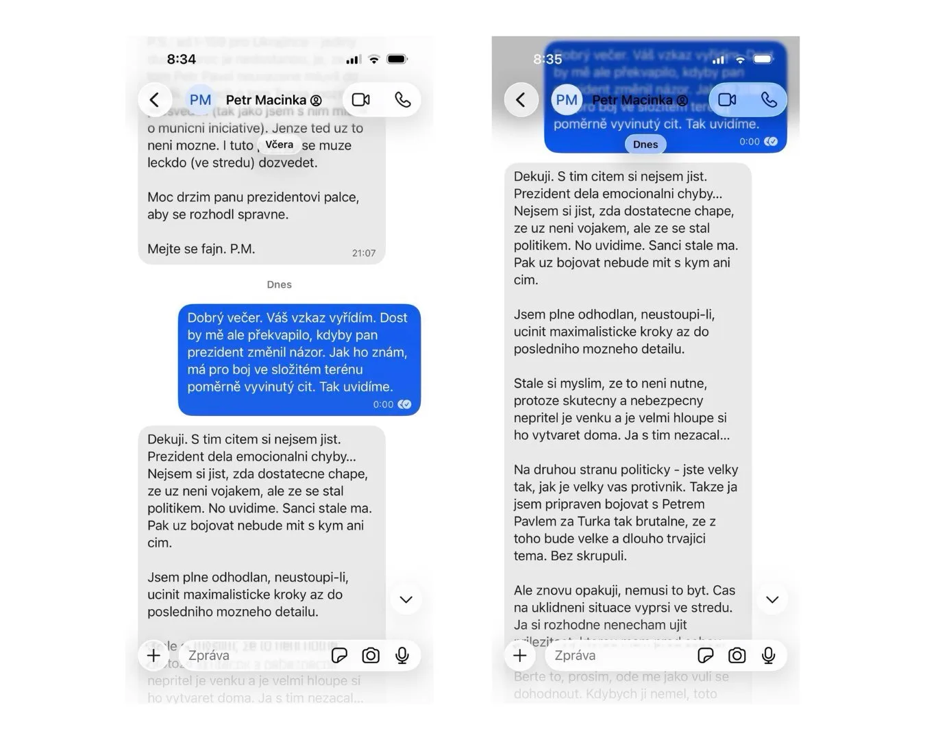 konverzácia Macinka s Pavlom