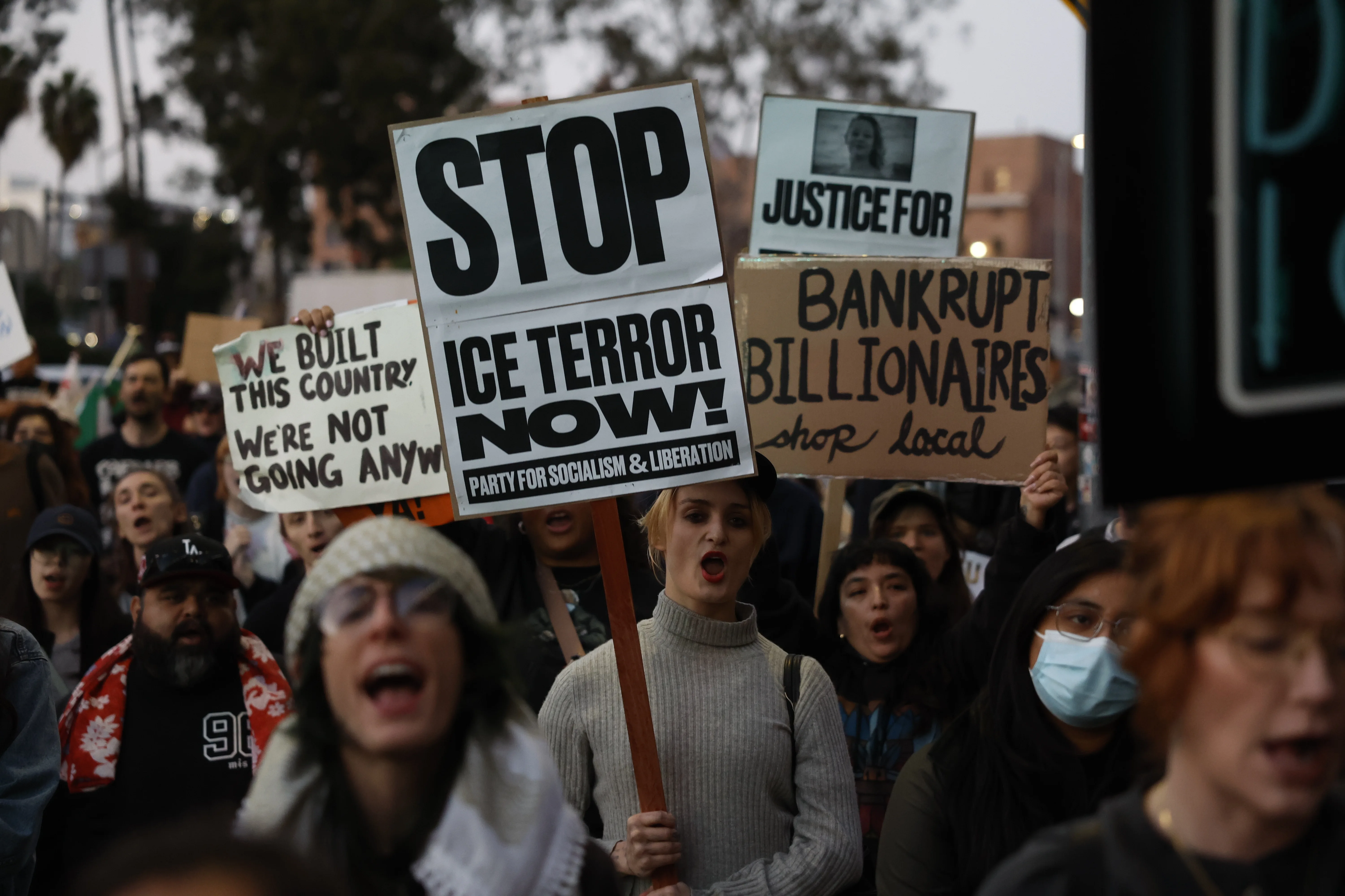 Demonštranti v Minneapolise