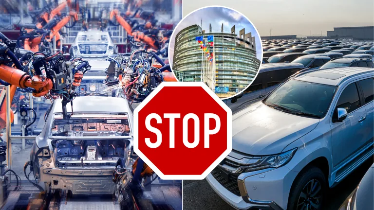 autá, zákaz, výroba