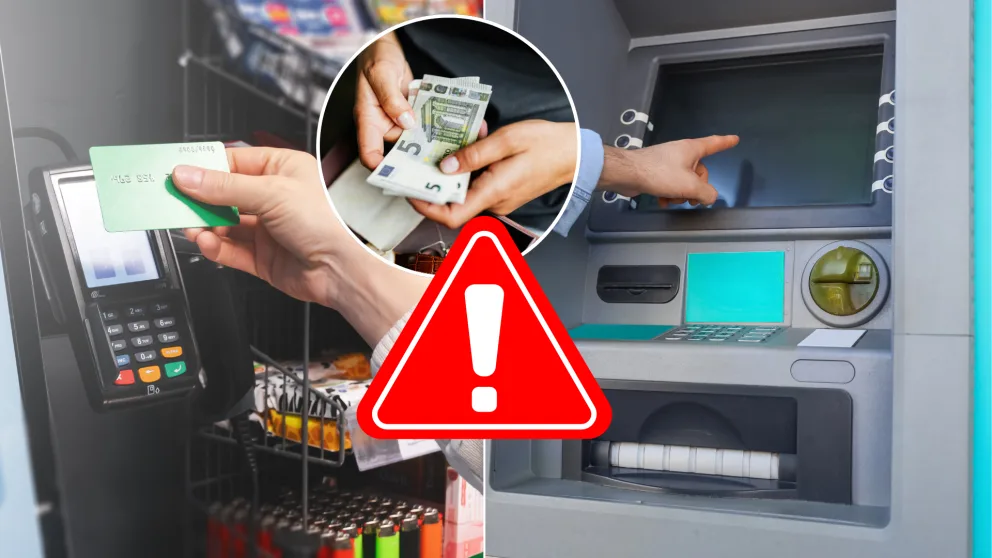 platby kartou, hotovosť