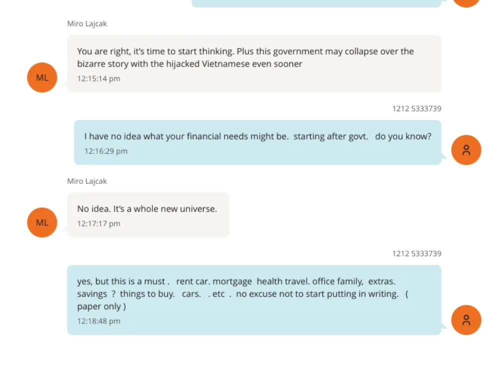 Epstein files, Lajčák