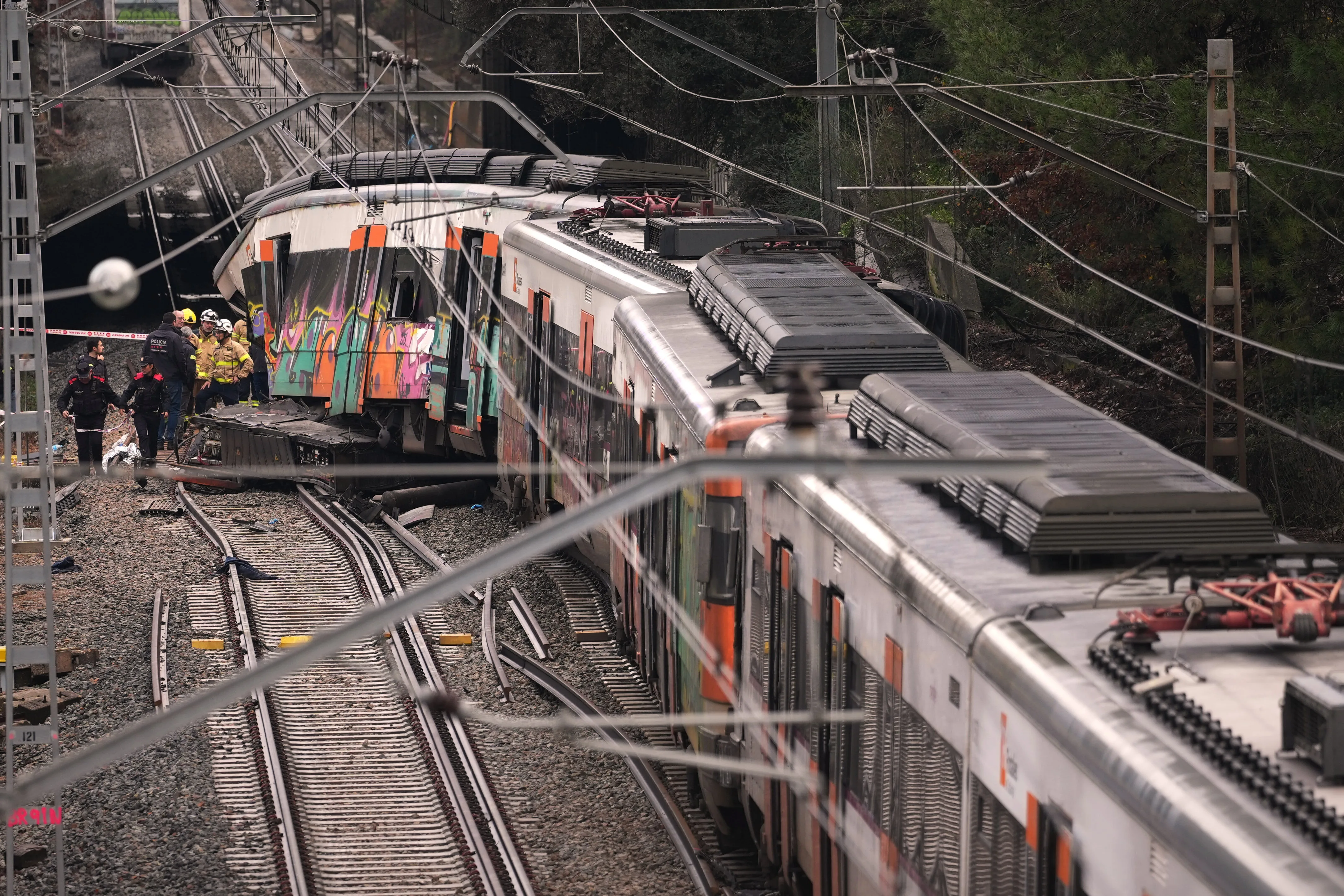 Španielsko Katalánsko železnica nehoda