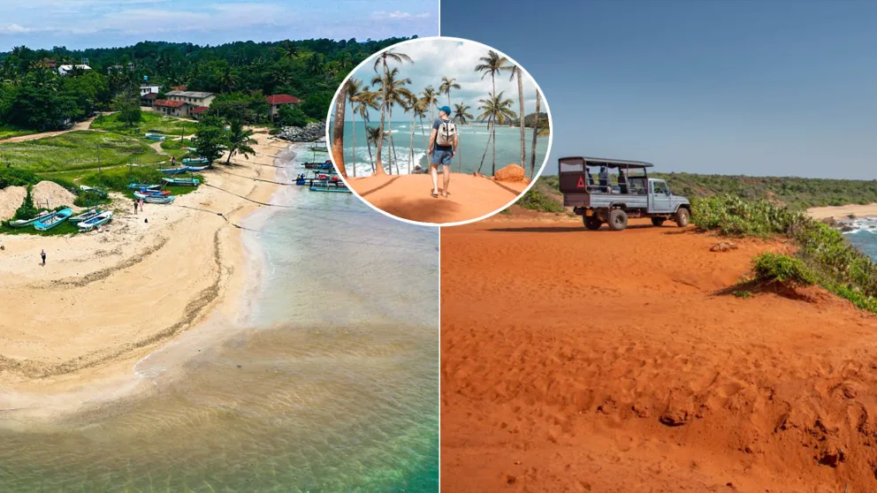 džíp Srí Lanka turista