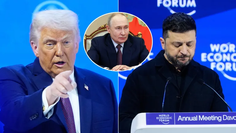 Davos Trump Zelenskyj Putin