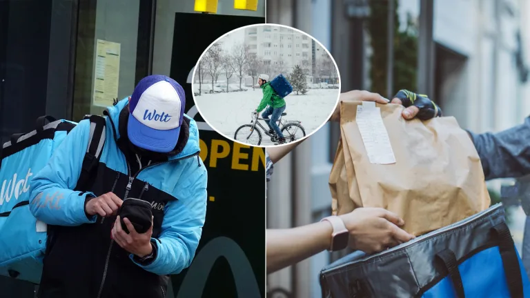 Wolt kuriér objednávka