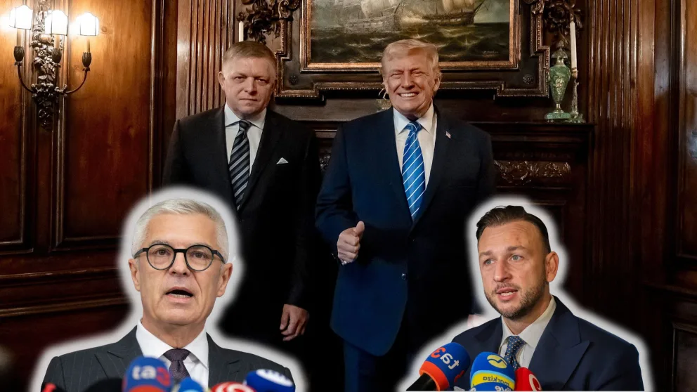 Eštok, Korčok, Fico, Trump