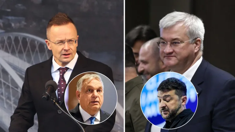 Sybiha, Szijjártó, Zelenskyj, Orbán