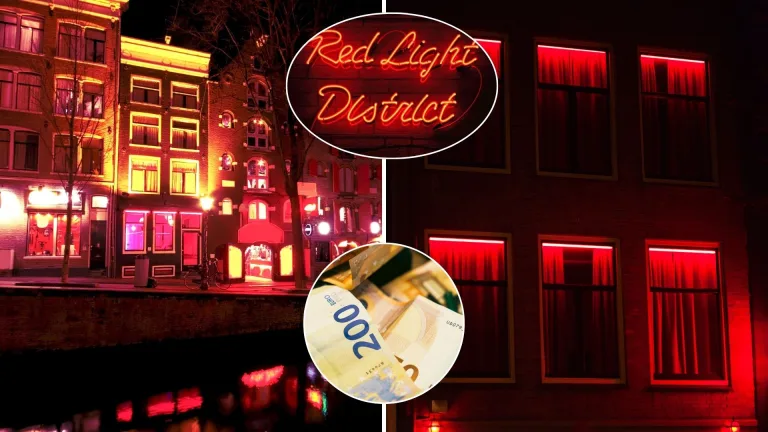 Amsterdam, red district, červená štvrť