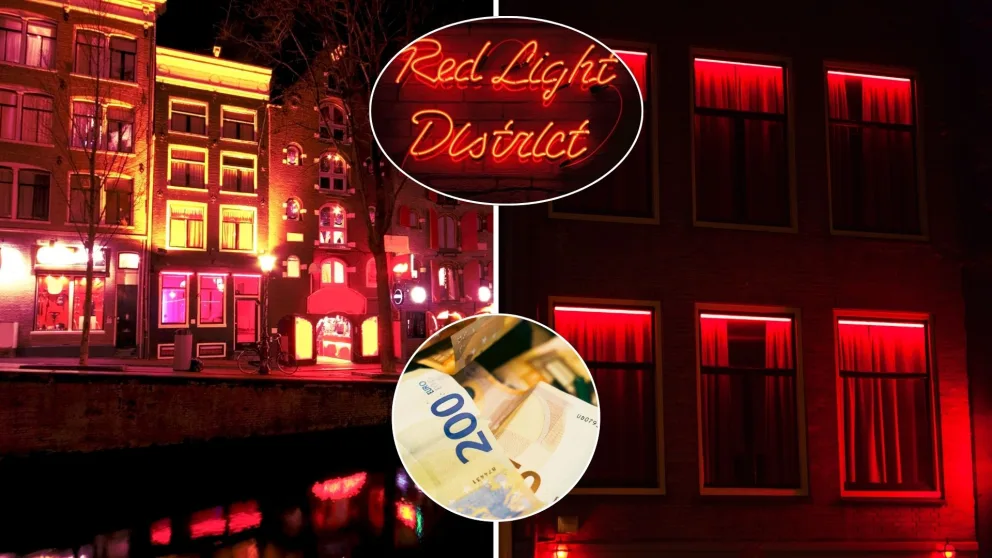 Amsterdam, red district, červená štvrť