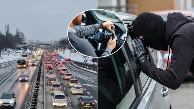 auto zlodej krádež